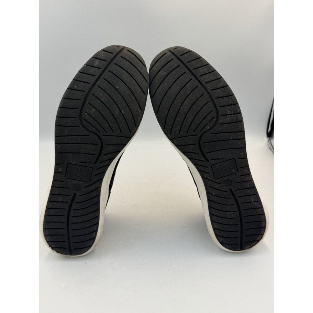 Time and Tru Black Knit Ballet Flats Comfort Slip On Shoes Women's Size 10 - Picture 5 of 6